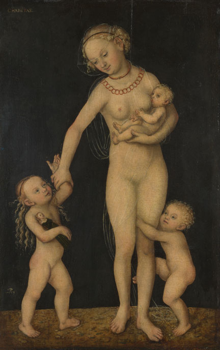 Lucas Cranach the Elder, ‘Charity’, mid-1530s–1540s, NG2925