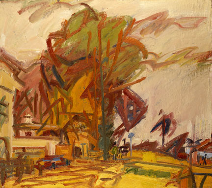 Frank Auerbach, ‘Park Village East’, 1997-8 © Frank Auerbach, courtesy Marlborough Fine Art