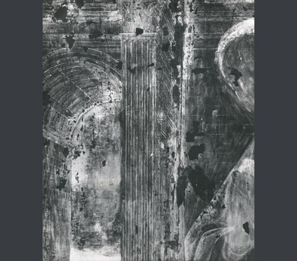 X-ray details of 'The Ruskin Madonna'.