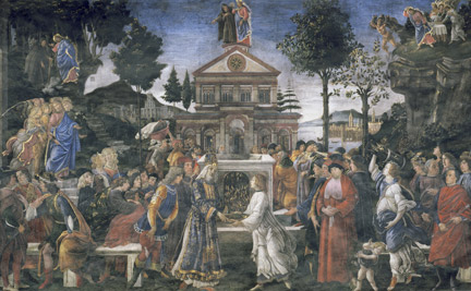 Sandro Botticelli: 'The Healing of the Leper'.
