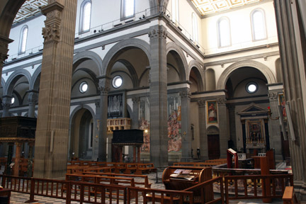 The crossing of San Lorenzo, Florence.