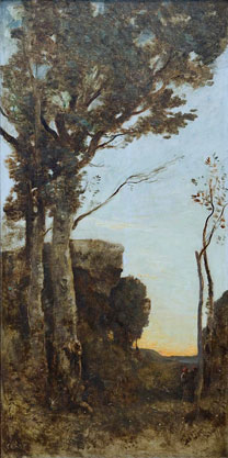 Jean-Baptiste-Camille Corot, The Four Times of the Day: Morning, about 1858. Bought with the assistance of the Art Fund, 2014 © National Gallery, London