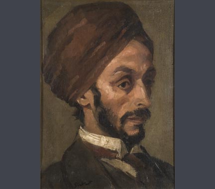 Walter Sickert, ‘Portrait of an Afgan Gentleman’, c. 1895. Jerwood Foundation Art Collection