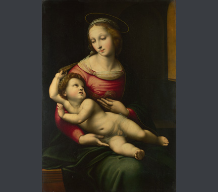 After Raphael, The Madonna and Child, probably before 1600