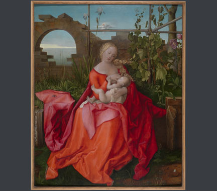 Workshop of Albrecht Dürer, 'The Virgin and Child ('The Madonna with the Iris')', about 1500-10