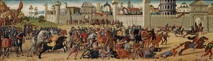 Biagio di Antonio: 'The Siege of Troy, The Death of Hector'.