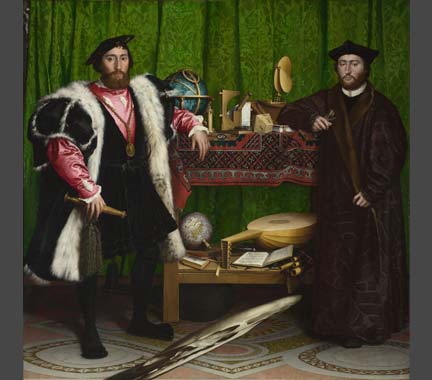 Hans Holbein the Younger, 'The Ambassadors', 1533