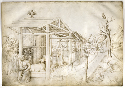 Jacopo Bellini: 'The Nativity'.
