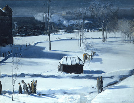 George Bellows, 'Blue Snow, The Battery'