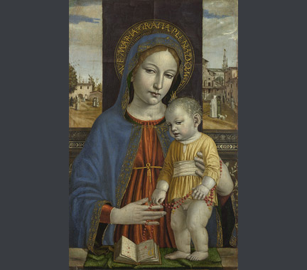 Ambrogio Bergognone: 'The Virgin and Child'.