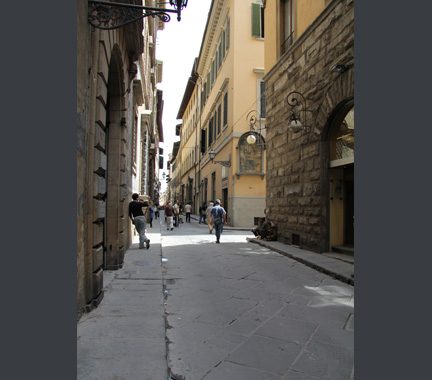 The Borgo degli Albizzi as it appears today.