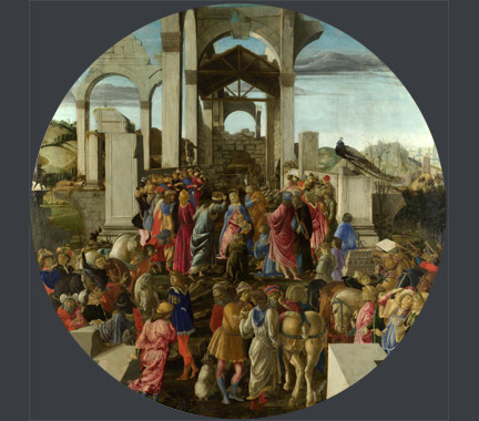 Sandro Botticelli: 'The Adoration of the Kings'.
