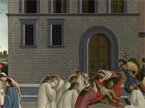Sandro Botticelli: Detail of the palace in the background from 'Three Miracles of Saint Zenobius'.