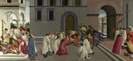 Sandro Botticelli: 'Three Miracles of Saint Zenobius'.