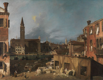 Canaletto: 'The Stonemason's Yard'