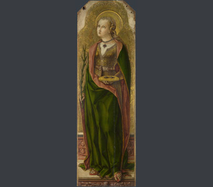 Carlo Crivelli, 'Saint Lucy', about 1476