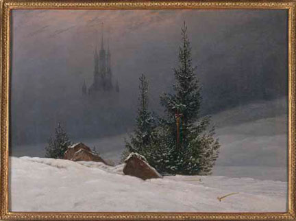 Caspar David Friedrich, ‘Winter Landscape with a Church’, probably 1811 or later, Museum für Kunst und Kulturgeschichte der Stadt Dortmund