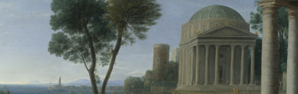 Detail from Claude, 'Landscape with Aeneas at Delos', 1672