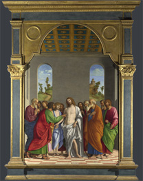 Cima da Conegliano: 'The Incredulity of Saint Thomas'.