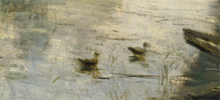 Detail from Corot, 'Landscape at Arleux-du-Nord', 1871-4