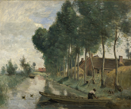 Corot, 'Landscape at Arleux-du-Nord', 1871-4