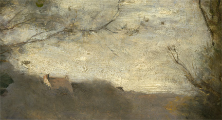 Detail from Corot, 'The Oak in the Valley', 1871