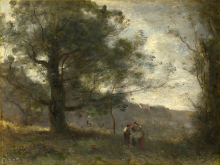 Corot, The Oak in the Valley  Corot to Monet: new research