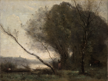 Corot, 'The Bent Tree (Morning)', about 1855-60