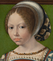 Detail from: Jan Gossaert: 'A Young Princess'