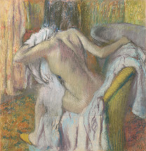 Degas, 'After the Bath, Woman drying herself', about 1890-5