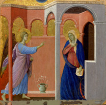 Duccio: 'The Annunciation'.