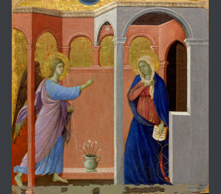Duccio: 'The Annunciation'.