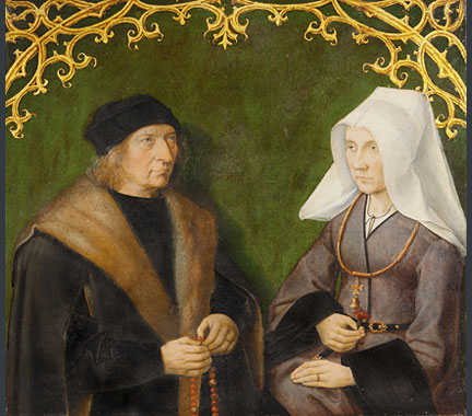Jan Gossaert, 'An Elderly Couple'