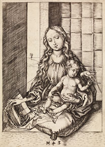 Schongauer, Virgin and Parrot