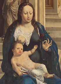 Jan Gossaert, Saint Luke Drawing the Virgin