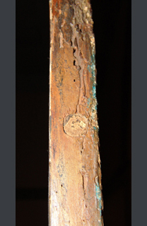 fig.32 Dowel hole in NG 1155 top right