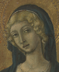 fig. 37 Detail of Saint Lucy’s curls, Private Collection