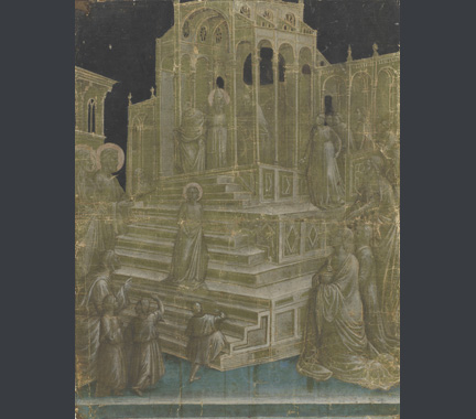 Taddeo Gaddi: 'Presentation of the Virgin in the Temple'.