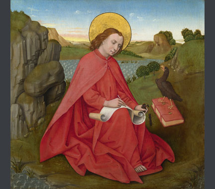 German, South, 'Saint John on Patmos', about 1460-70