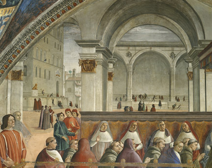 Ridolfo Ghirlandaio, Domenico Ghirlandaio: 'The Confirmation of the Franciscan Rule'.