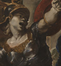 Detail from Luca Giordano, 'Perseus turning Phineas to Stone', early 1680s