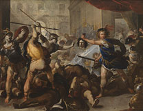 Luca Giordano, 'Perseus turning Phineas and his Followers to Stone', early 1680s