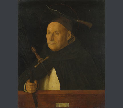 Giovanni Bellini, 'A Dominican, with the Attributes of Saint Peter Martyr', about 1490-1500