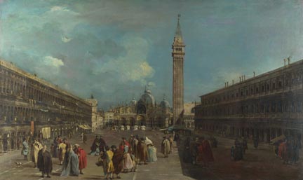 Francesco Guardi, 'Venice: Piazza San Marco', about 1760
