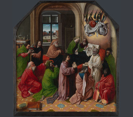 After Hugo van der Goes, 'The Death of the Virgin', probably after 1500