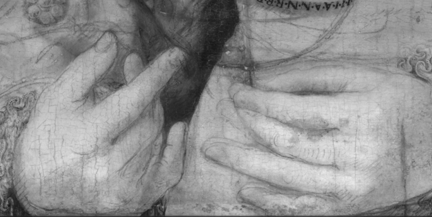 Detail from: Jan Gossaert: 'A Young Princess'