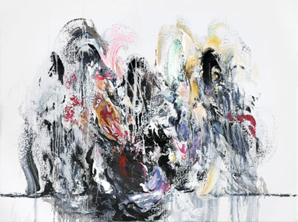 Wall of Water, Amy Winehouse, 2011 © Maggi Hambling / Photograph by Douglas Atfield