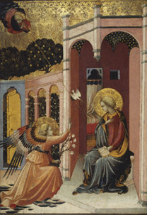 Master of the Judgement of Paris, 'The Annunciation'.