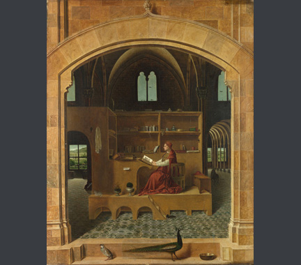 Antonello da Messina: 'Saint Jerome in his Study'.