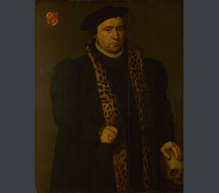 Attributed to Michiel Coxcie, 'A Man with a Skull', about 1560 or later